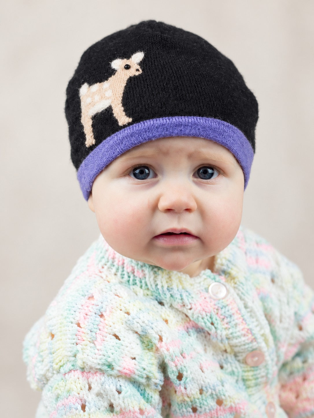 Fawn Cashmere Hat - Baby
