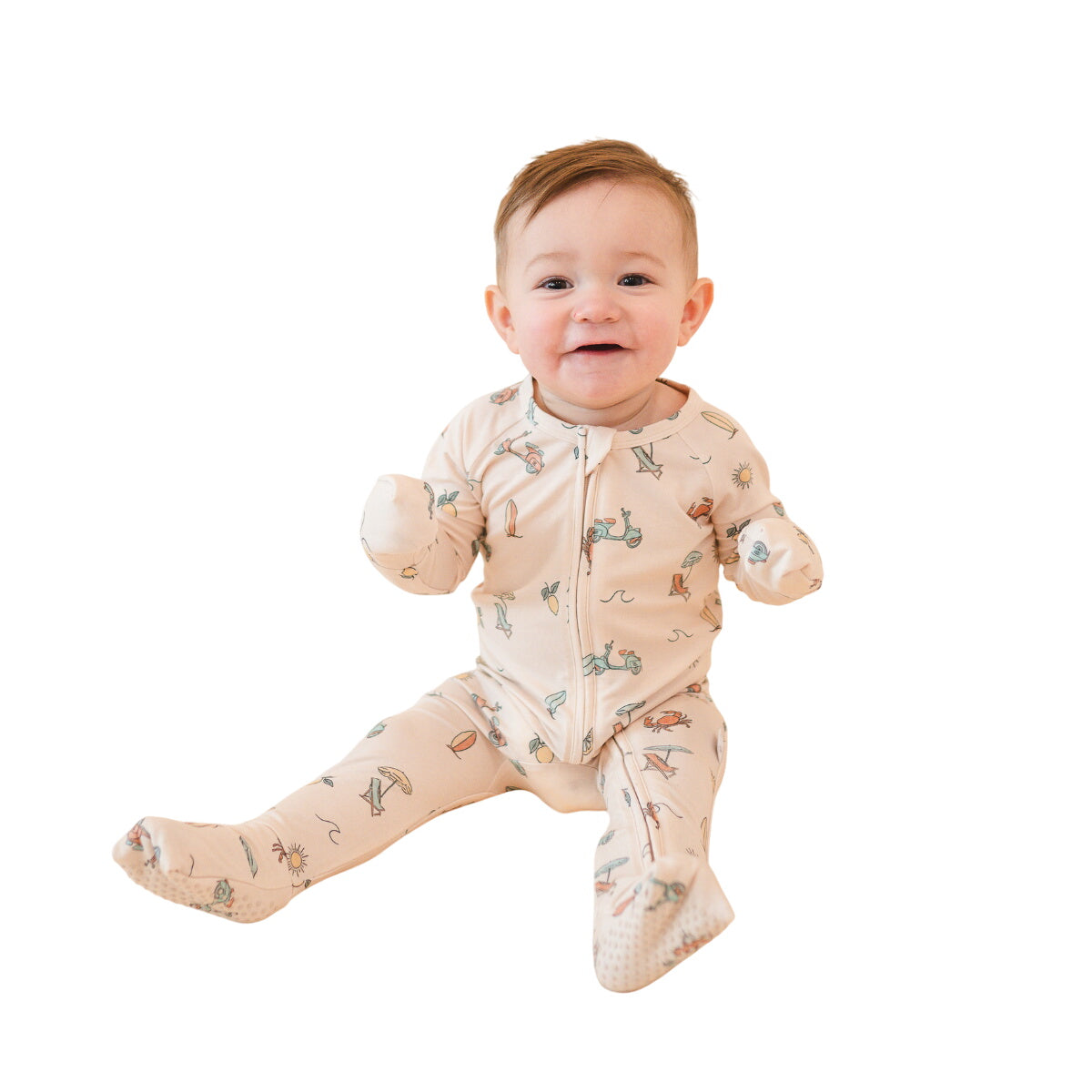 Bamboo 2-way Convertible Zip Romper