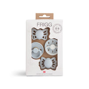 Frigg Baby's First Pacifier Moonlight Sailing (powder Blue) 4-pack