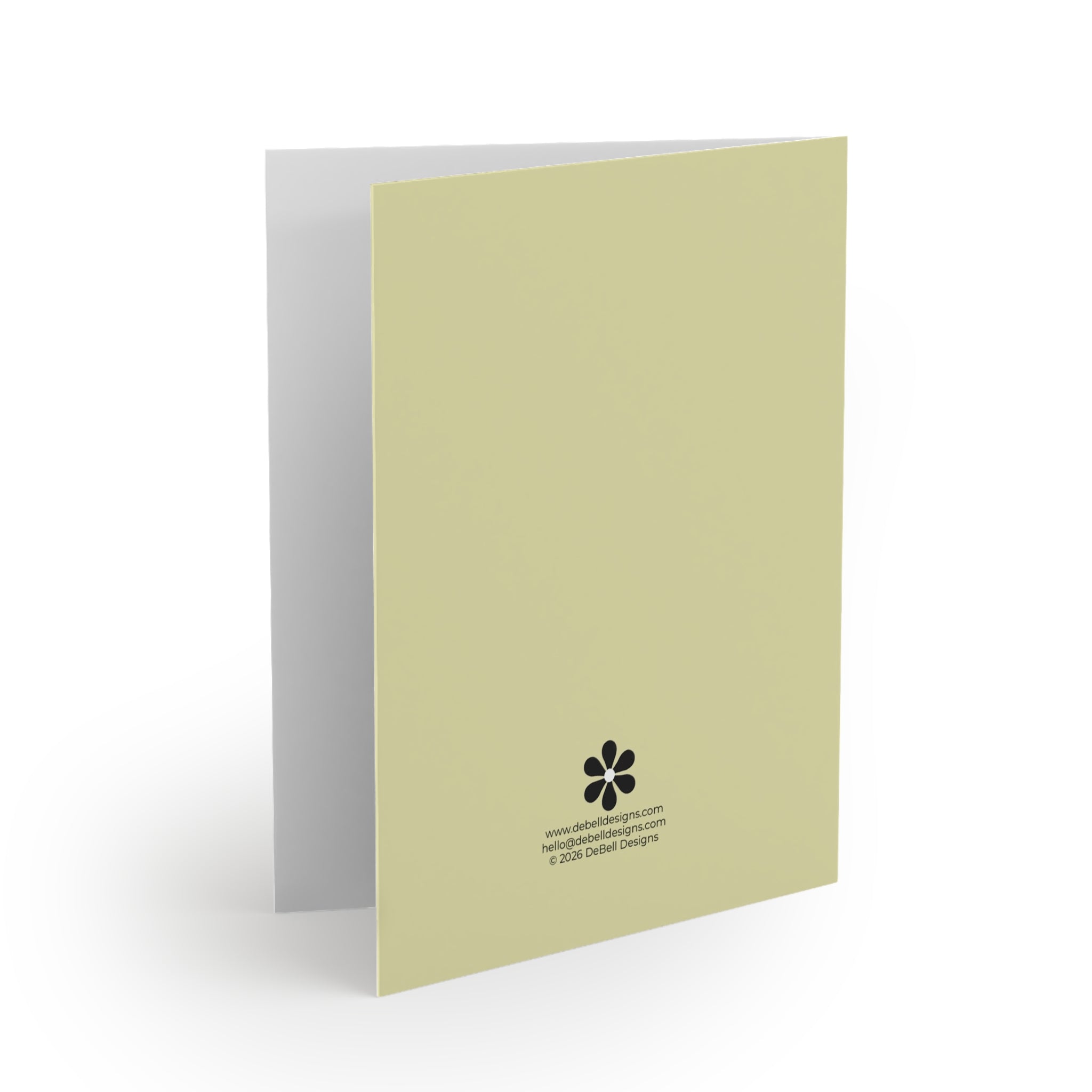 Mom I Love You Card – Buttery Yellow Floral Vase