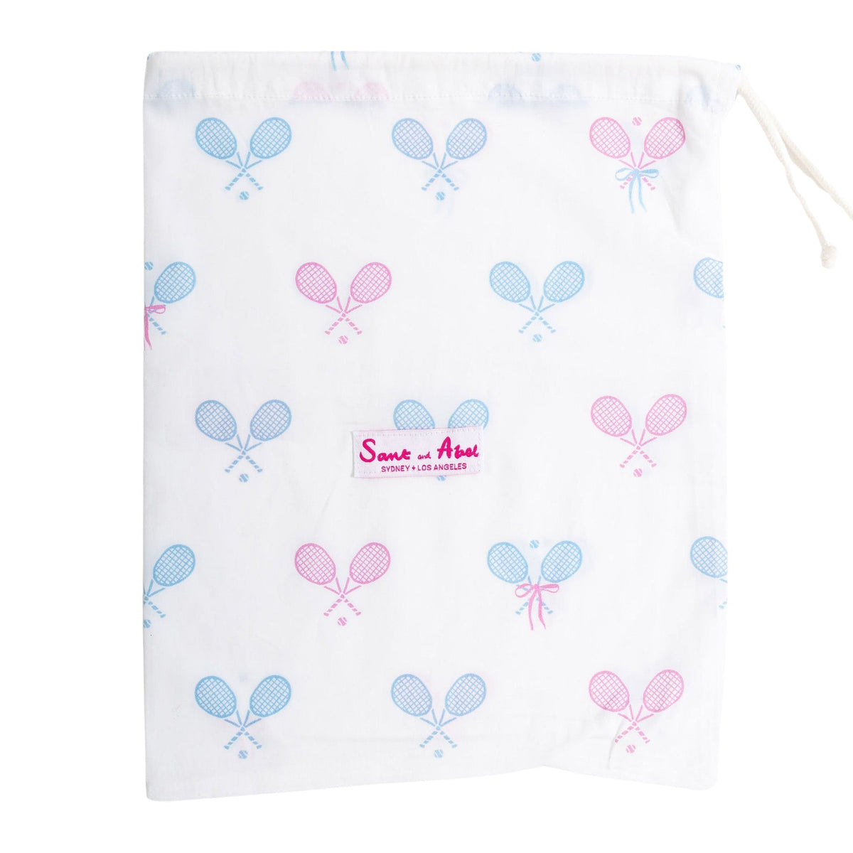 Women's Tennis Bows Long Pj Set