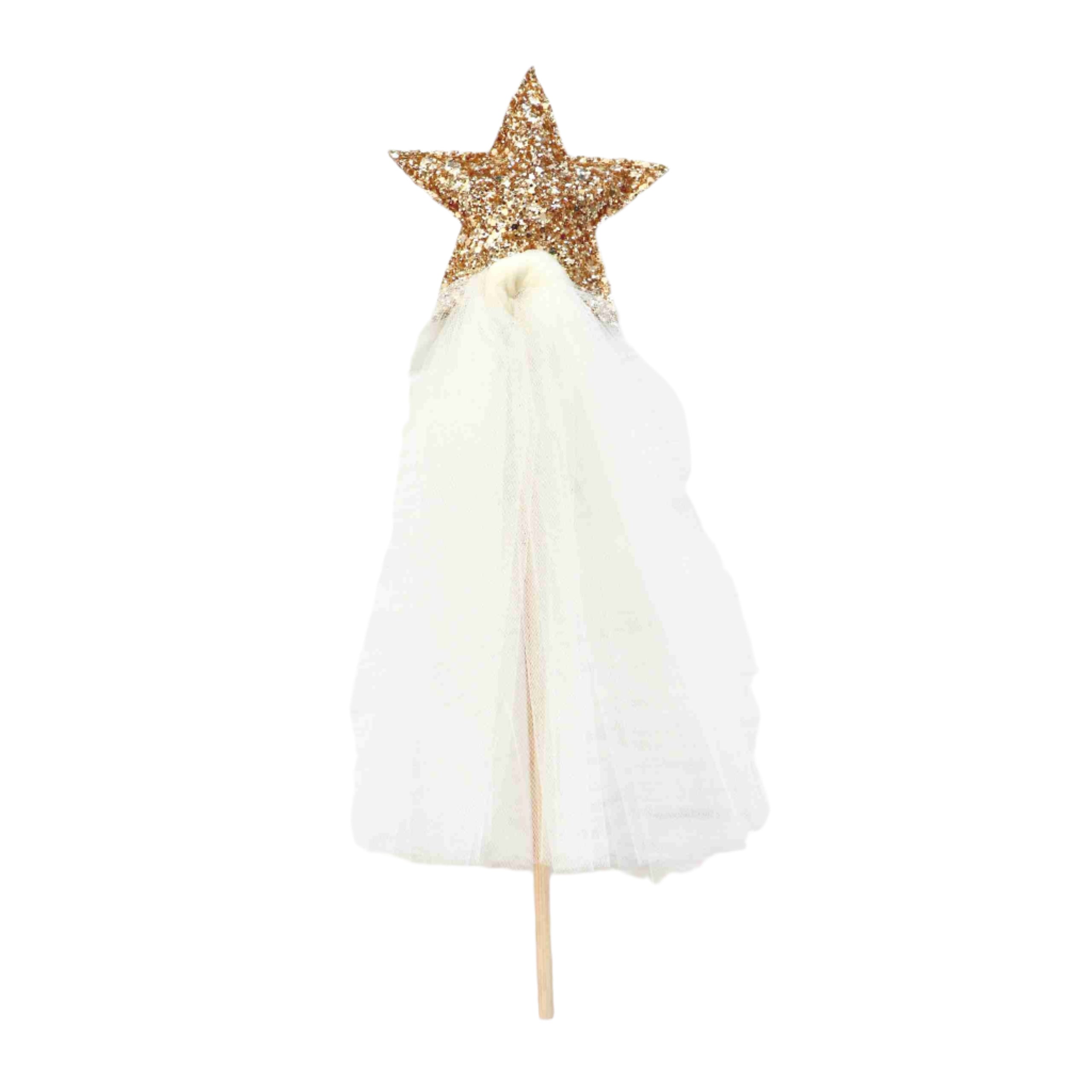 Sparkle Magic Wand - Gold/white