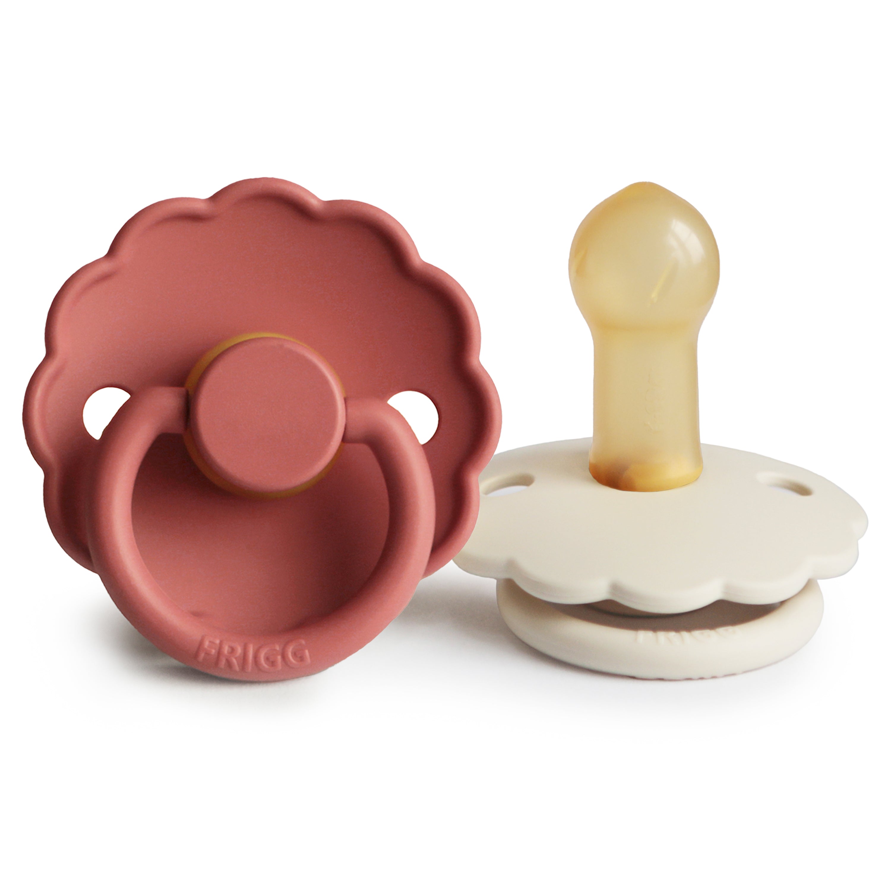 Frigg Daisy Natural Rubber Pacifier 2-pack