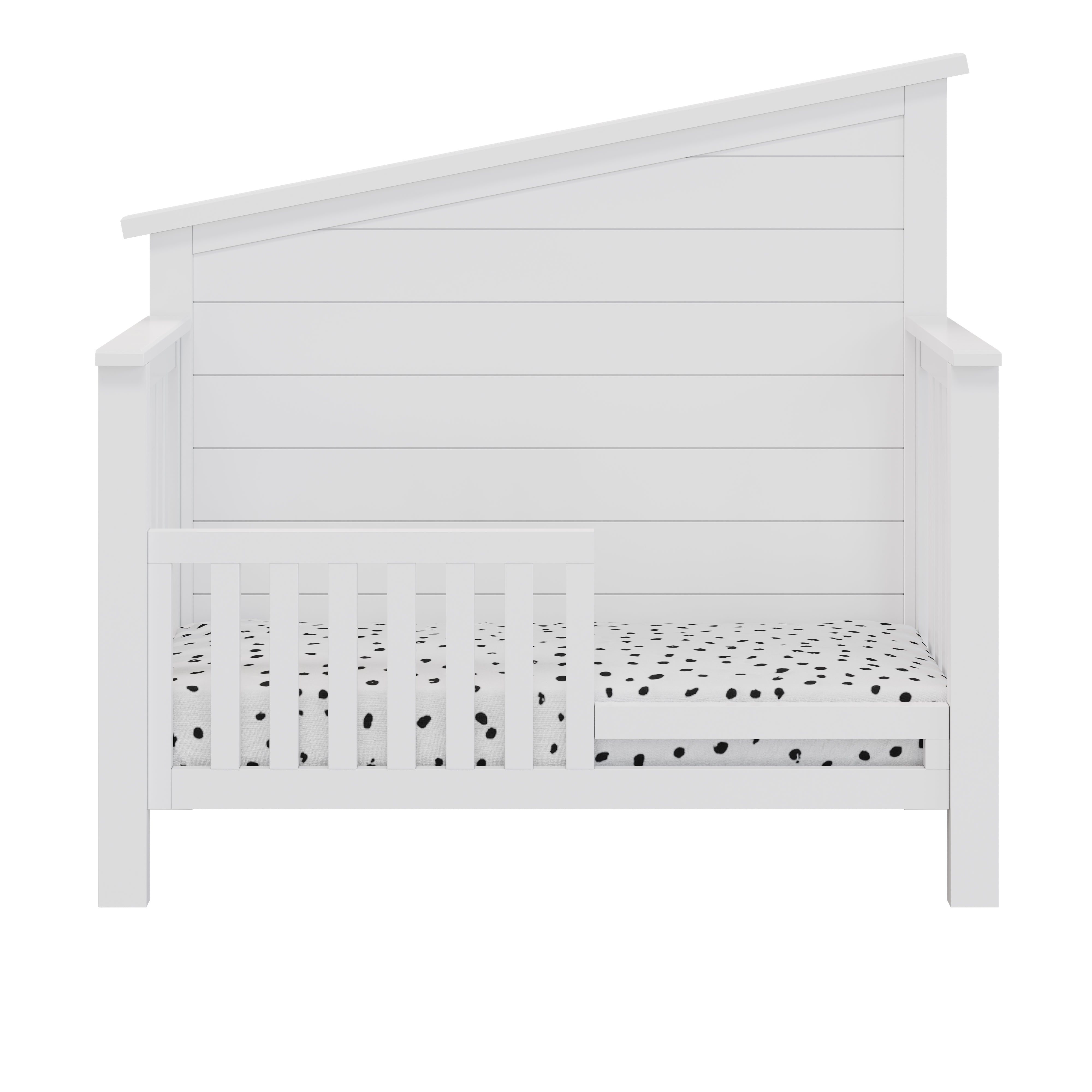 "just White"  Balanced Baby 4-in-1 Convertible Crib