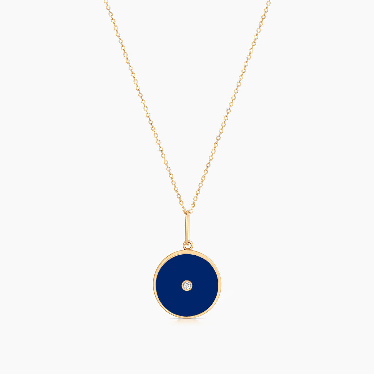 Balia Blue Enamel Necklace