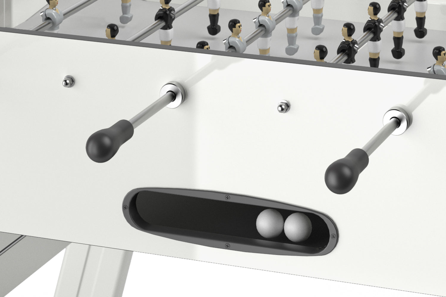 René Pierre Match Blanc Indoor Foosball Table