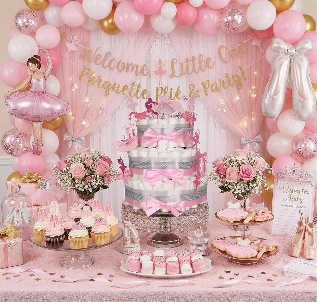 Ballerina Diaper Cake Kit