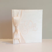 Baby Memory Book - Ballerina Silk (w/ Satin Bow)