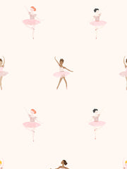 'ballerinas' Wallpaper By Meri Meri - Cream
