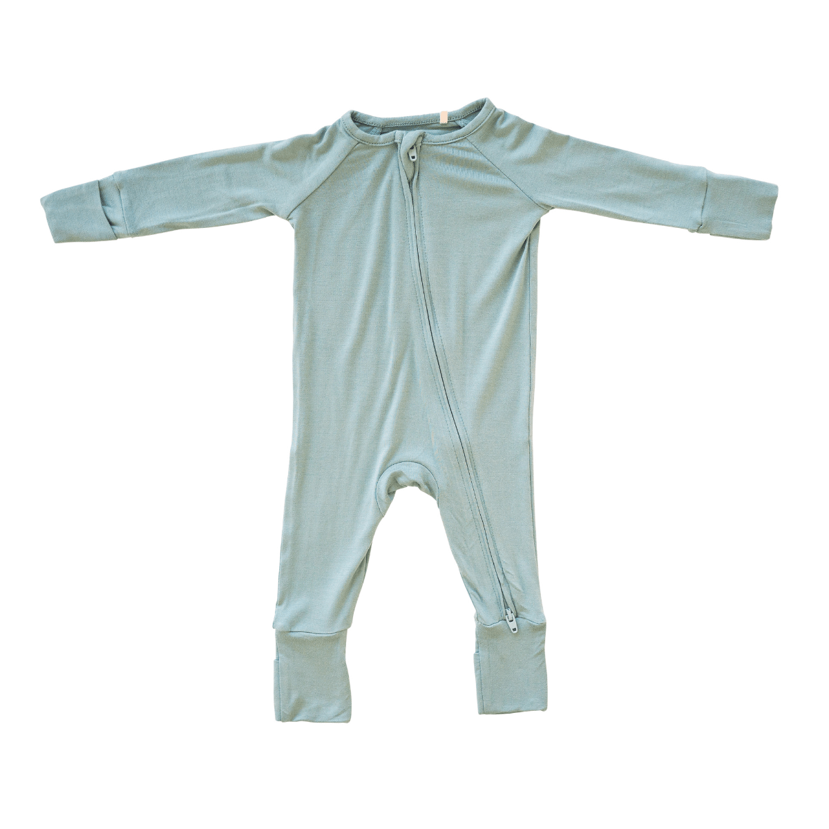 Thyme Blue Bamboo 2-way Convertible Zip Romper