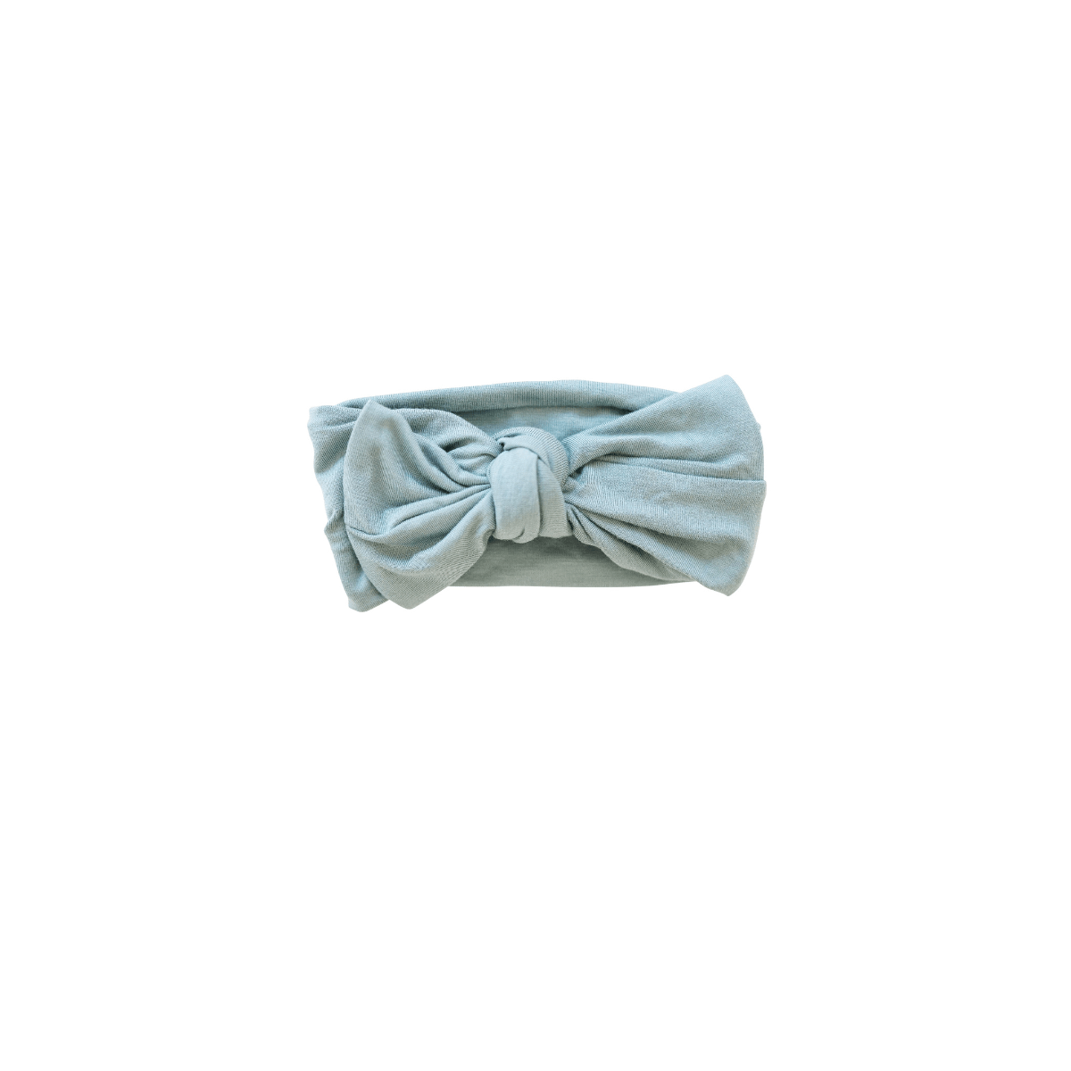 Thyme Blue Bamboo Knot Bow