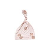 Teddy Bamboo Knotted Beanie