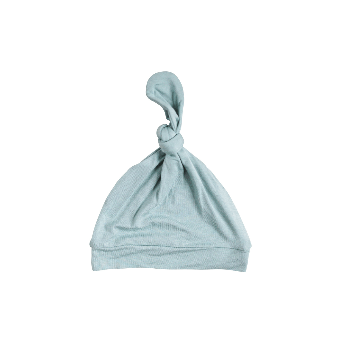 Thyme Blue Bamboo Knotted Beanie