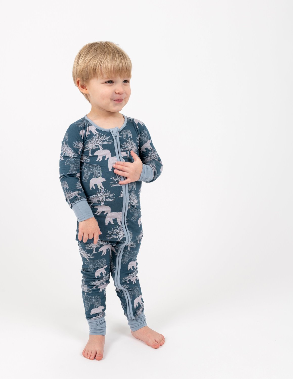 Baby's Footed Bamboo Pajamas