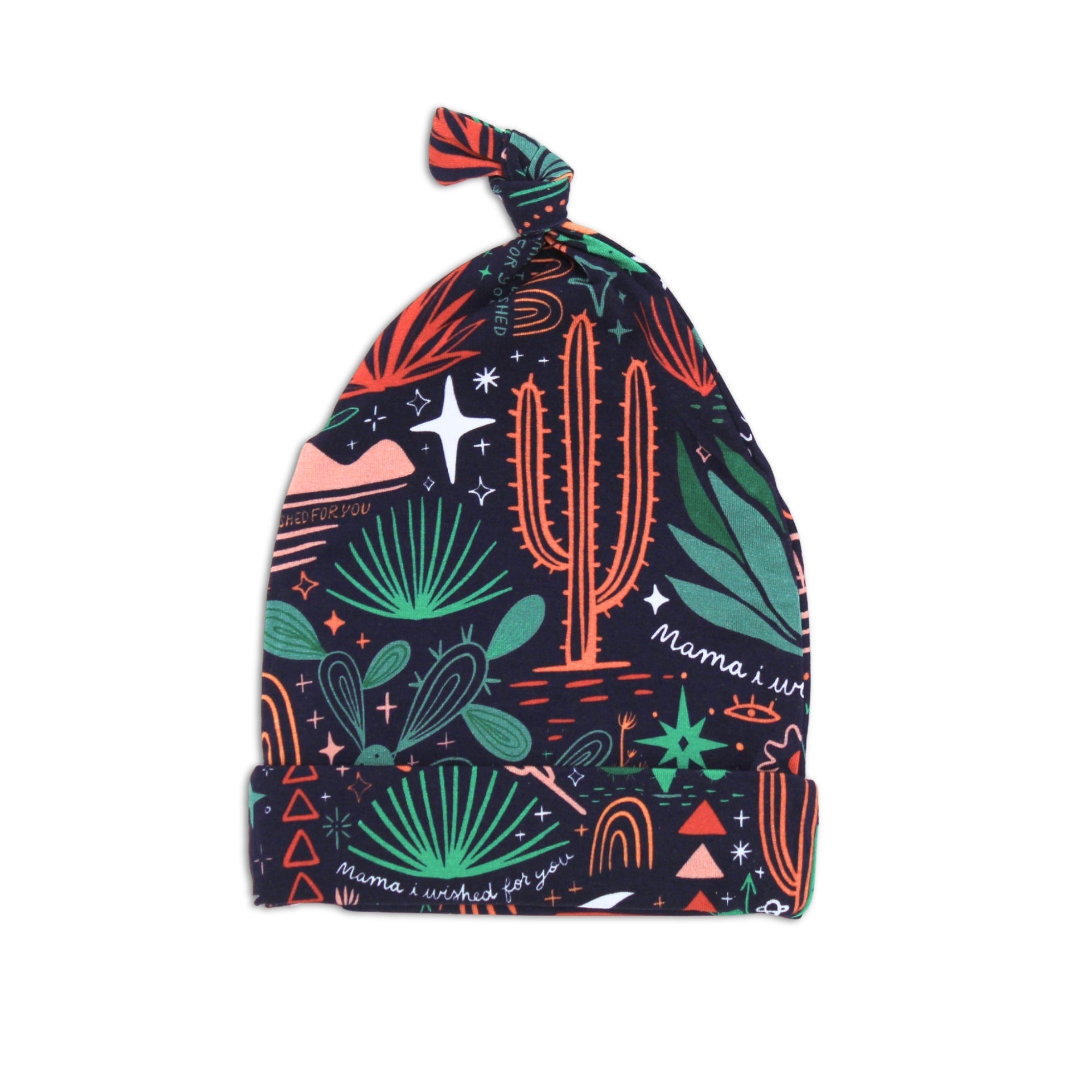 The Softknot Cap | Desert Cactus (midnight)