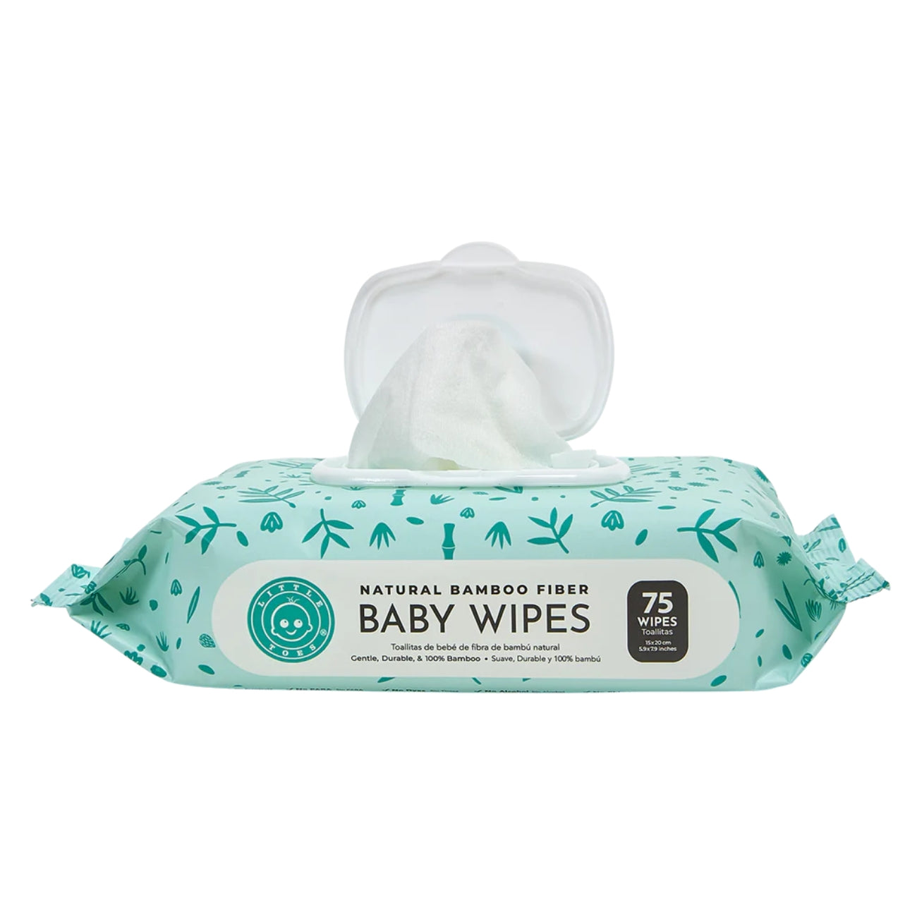 Little Toes Natural Hypoallergenic Bamboo Baby Wipes