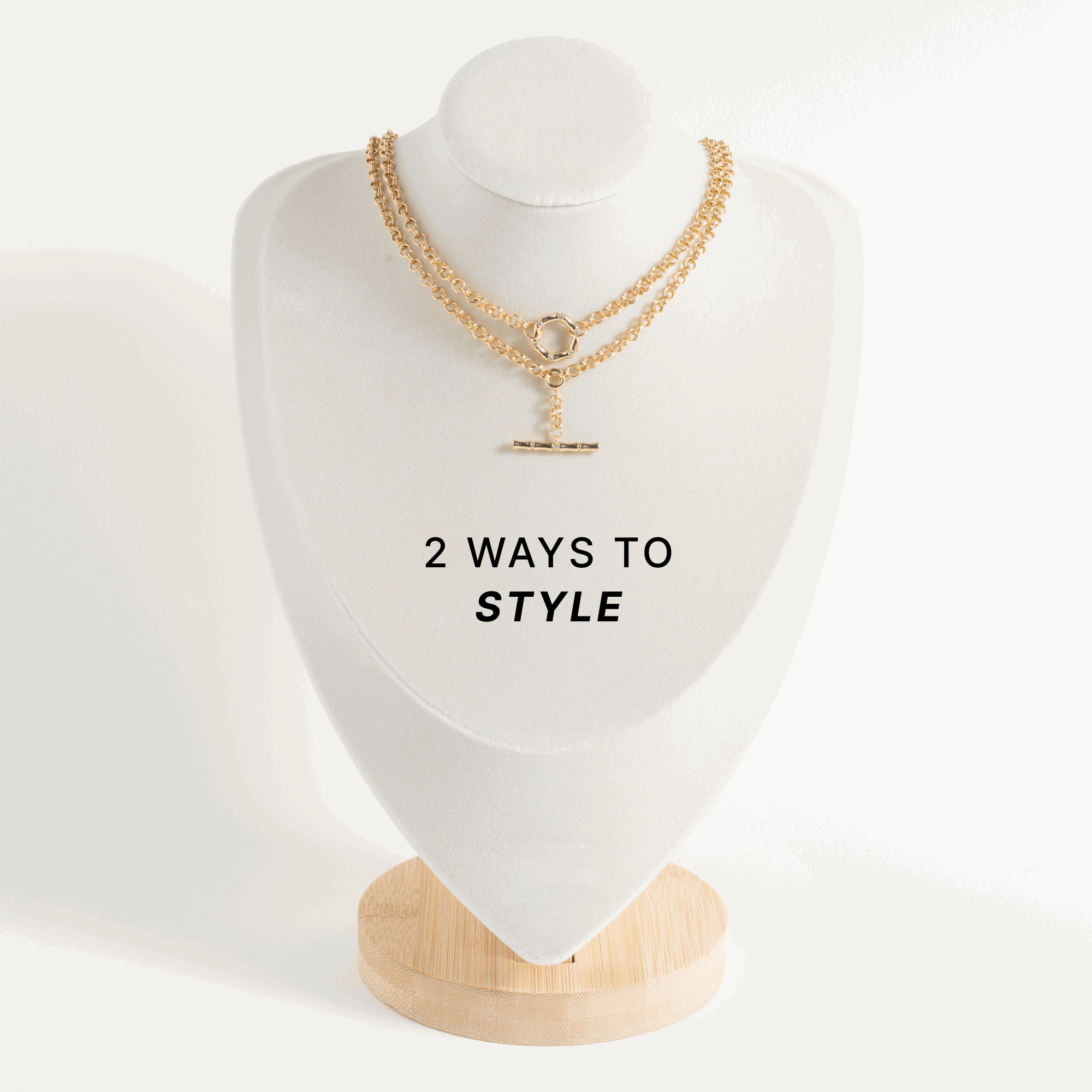 Bamboo Convertible Necklace Or Bracelet