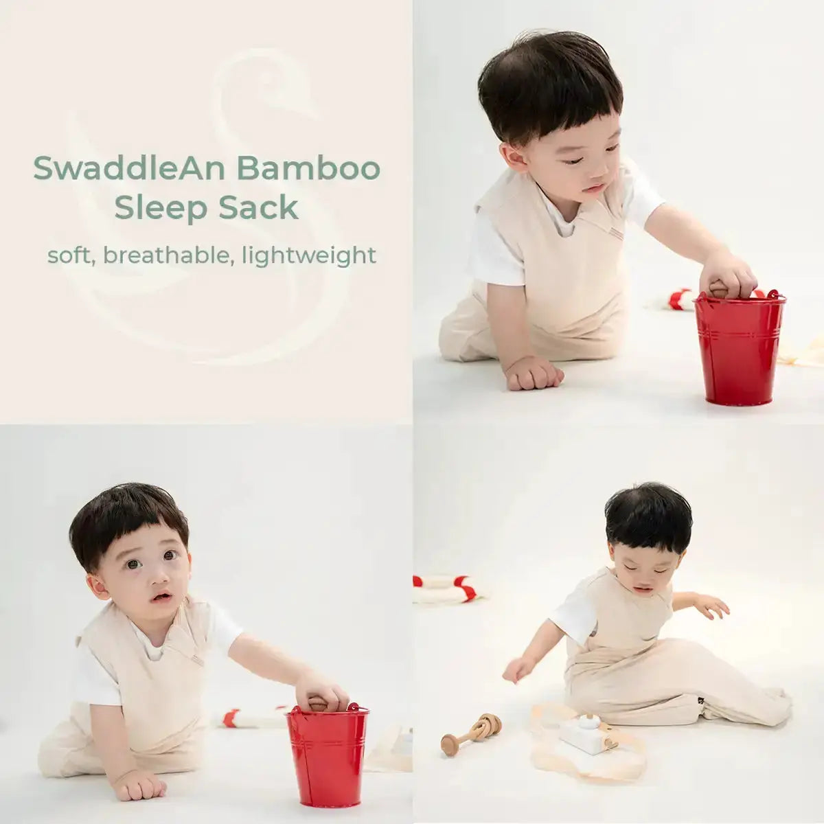 Bamboo Sleep Sack 0.5 Tog In Sand