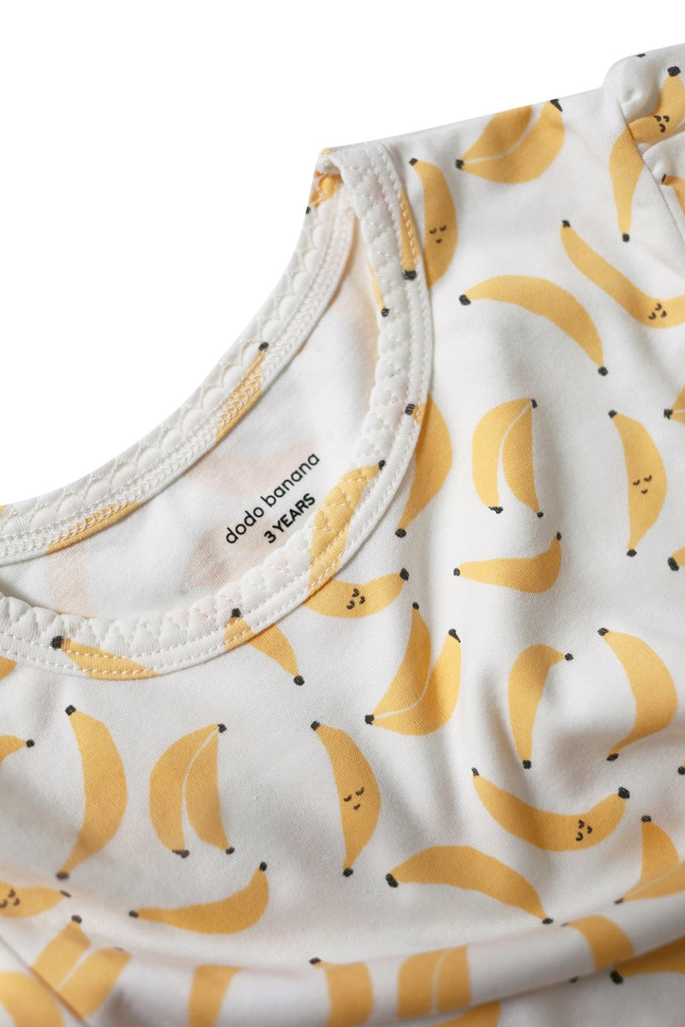 Banana Print Organic Pima Cotton Dodo Dress