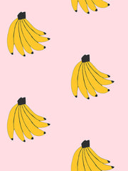 'bananas' Wallpaper By Tea Collection - Ballet Slipper