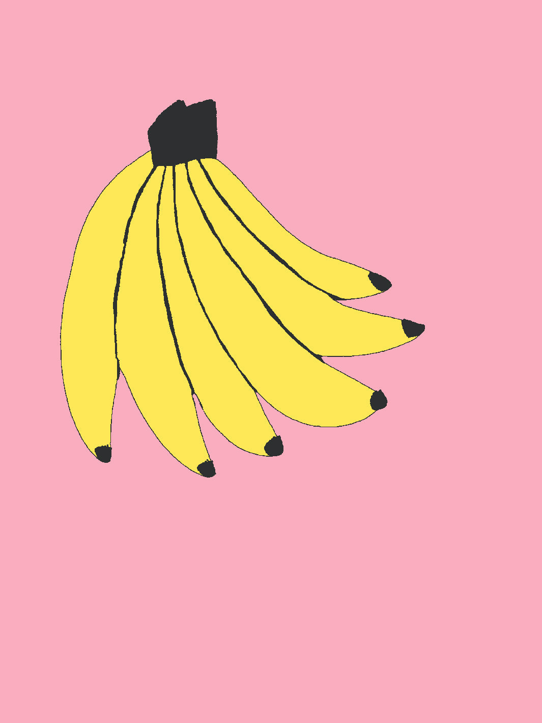 'bananas' Wallpaper By Tea Collection - Bubblegum
