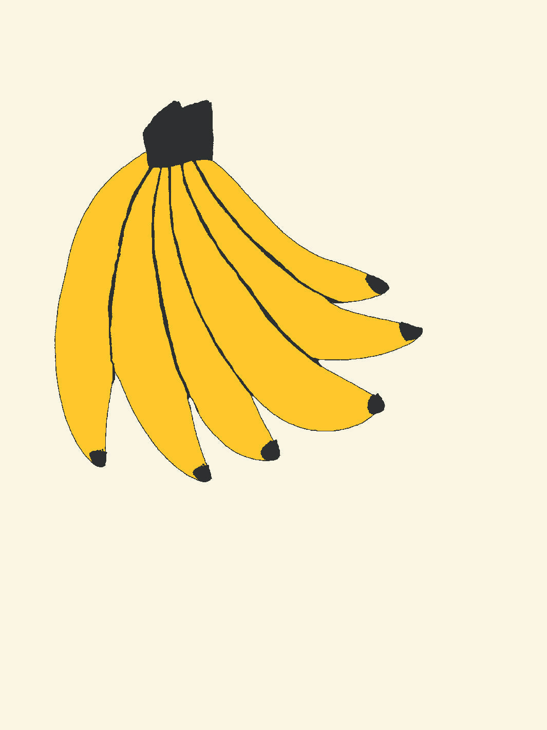 'bananas' Wallpaper By Tea Collection - Cream
