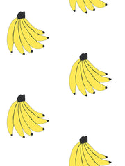 'bananas' Wallpaper By Tea Collection - White