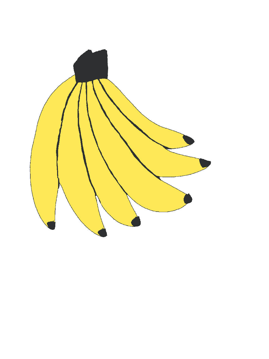 'bananas' Wallpaper By Tea Collection - White