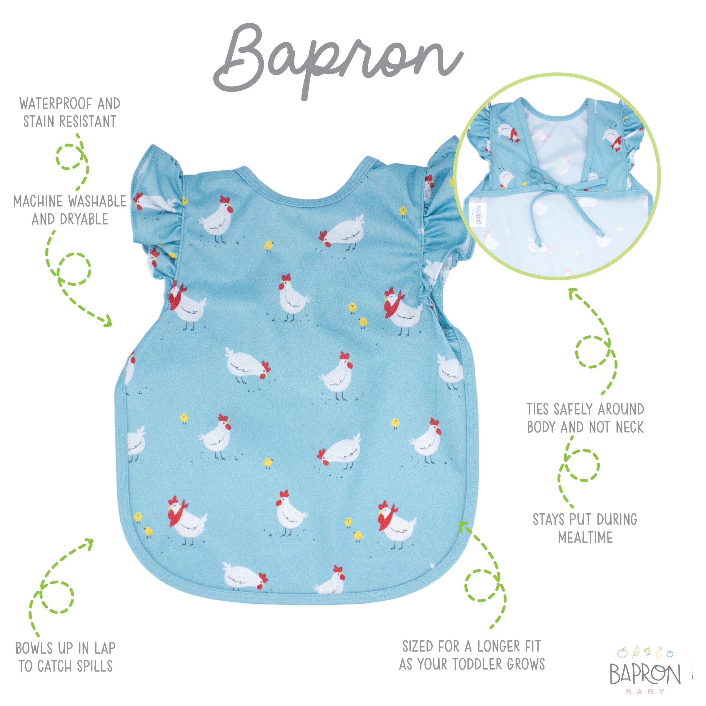 Little Chickies Flutter Bapron