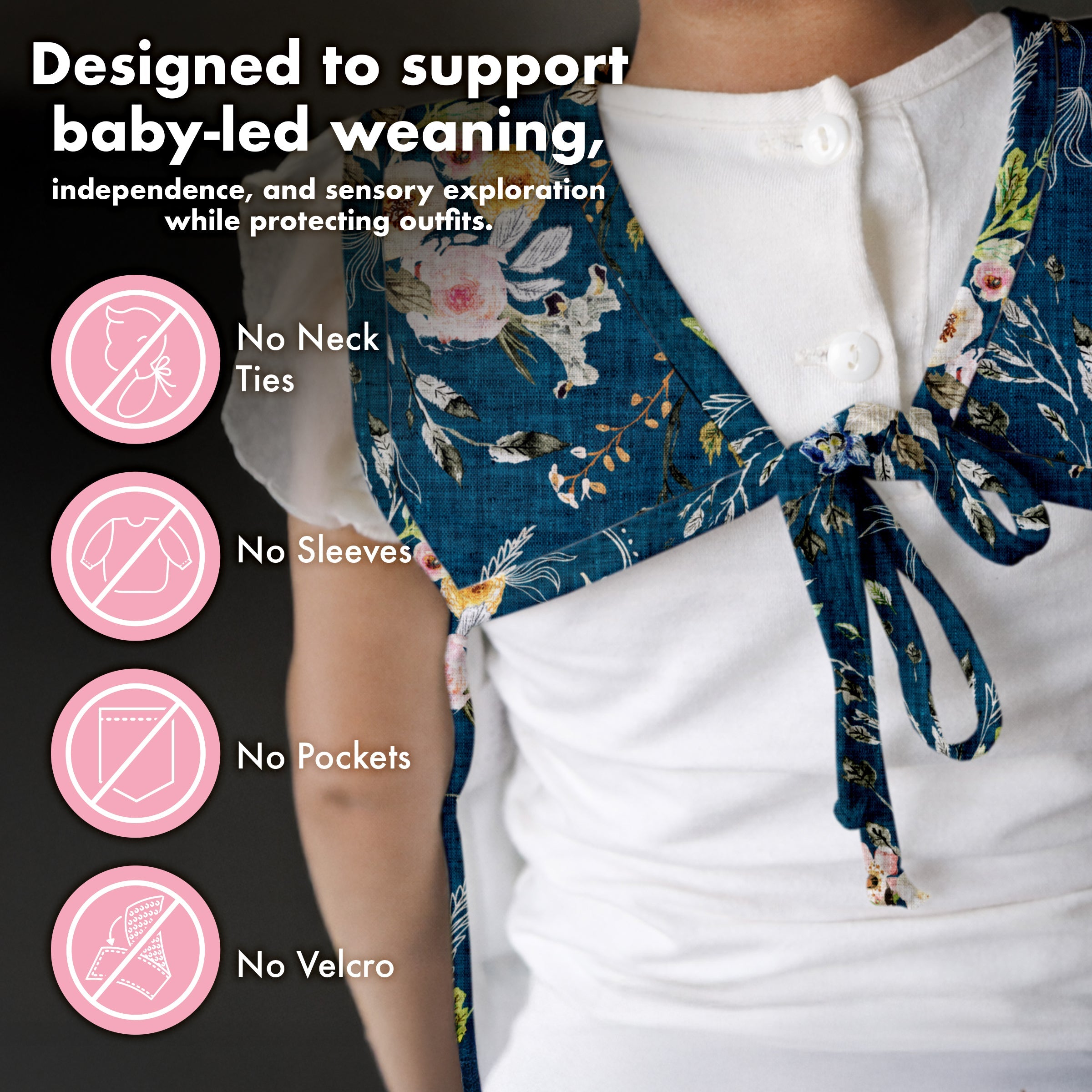 Boho Floral Bapron