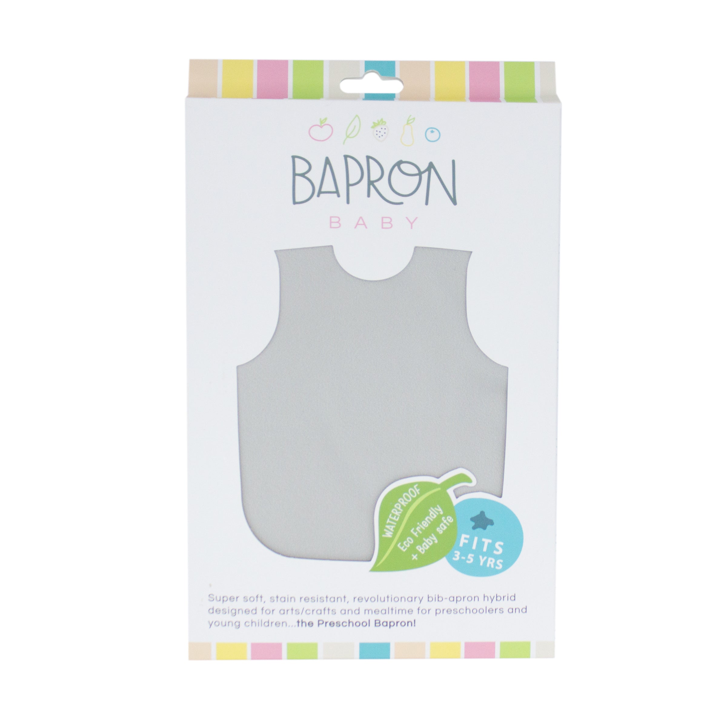 Solid Light Gray Minimalist Bapron