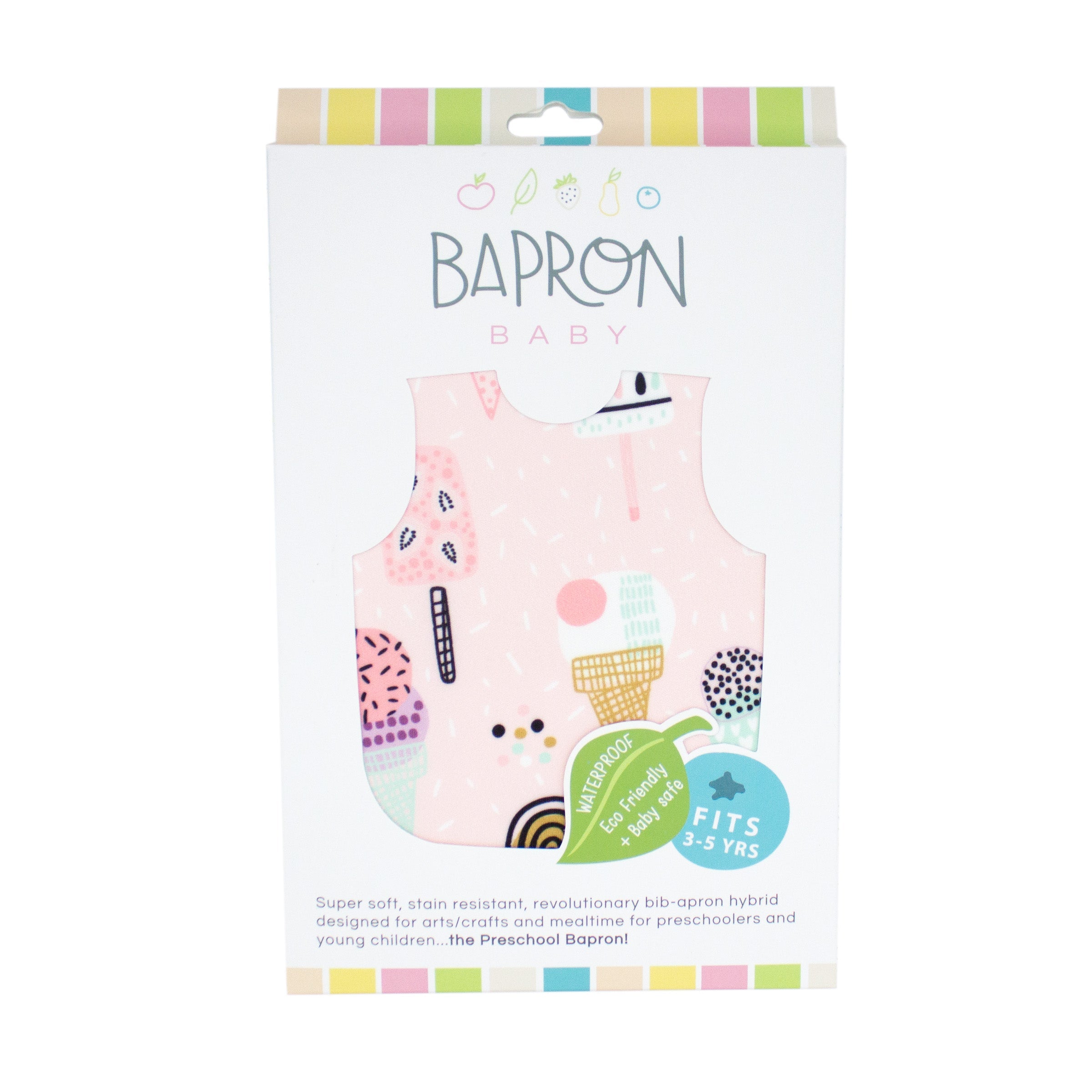 Pink Ice Cream Flutter Bapron