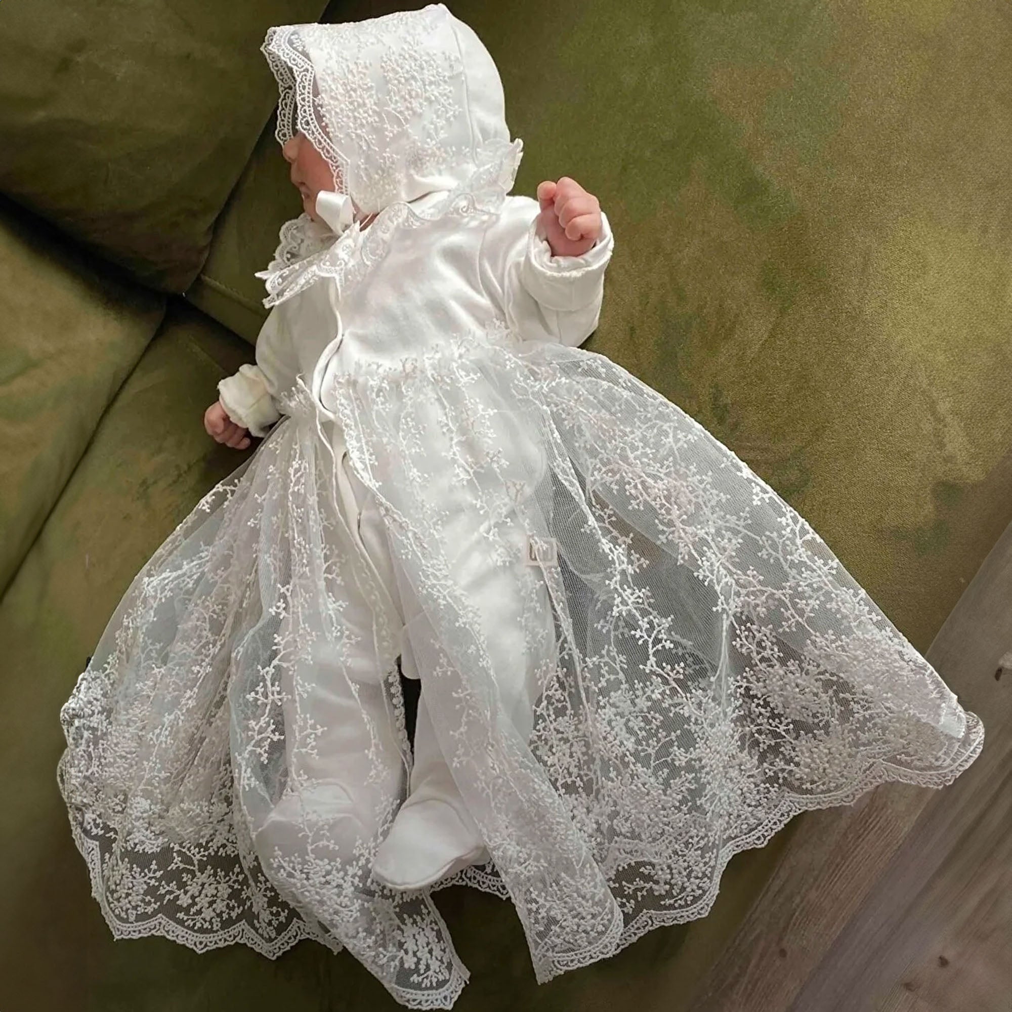 Baby Girl Christening Gown Set