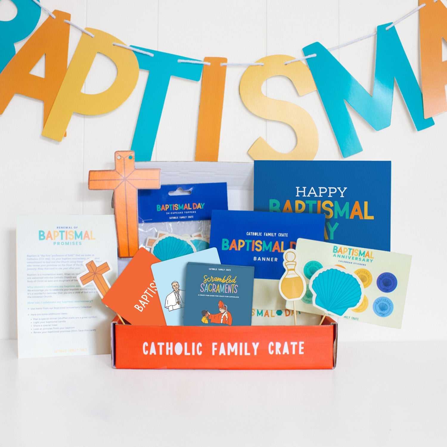 Baptismal Anniversary Crate