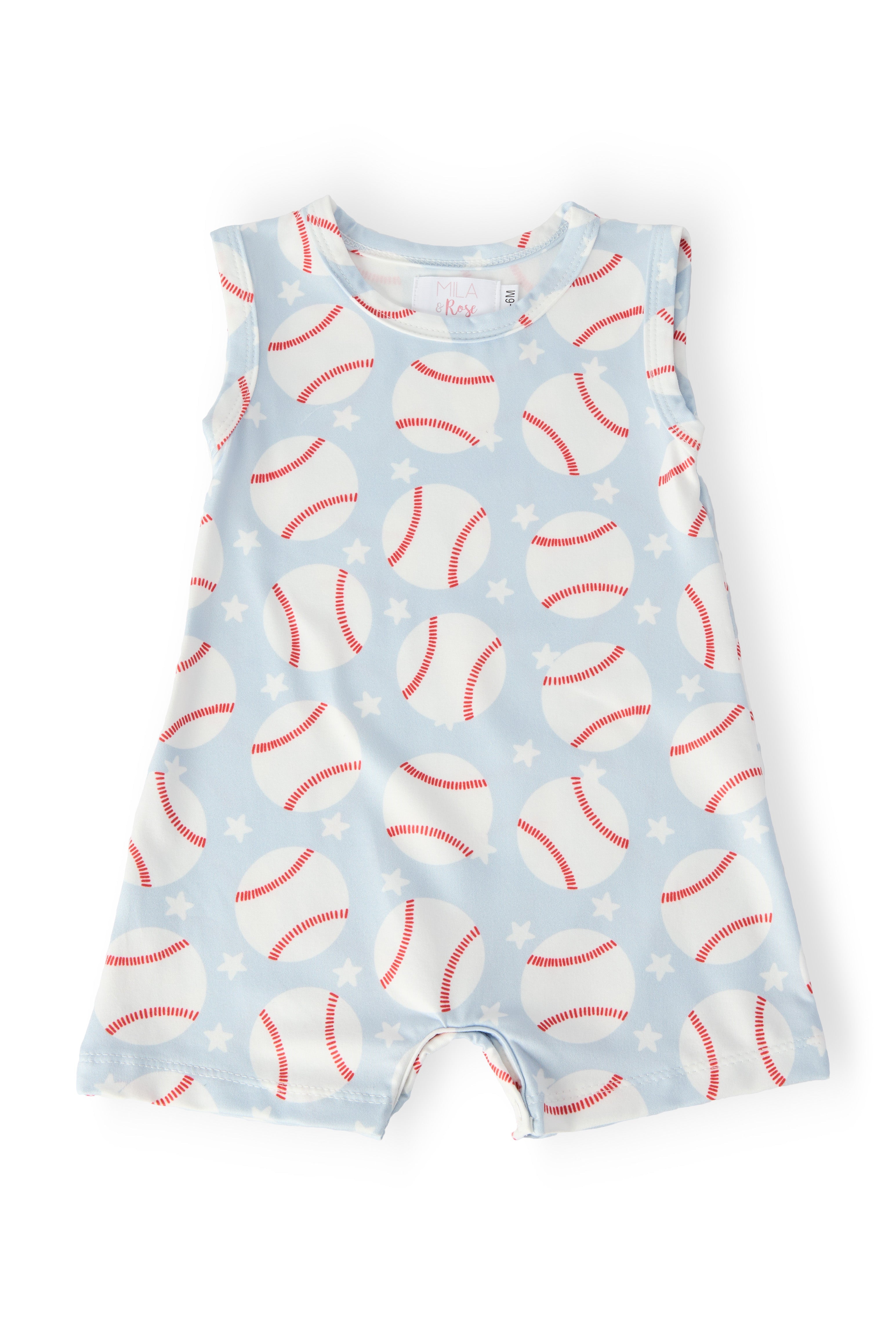 Baseball Shorty One-piece