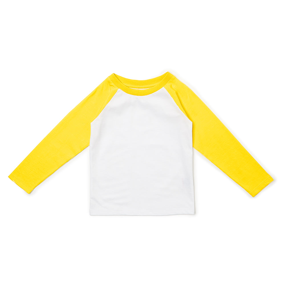 Baseball Tee - Yellow