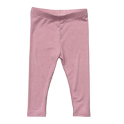 Girls Basic Leggings In Lilac
