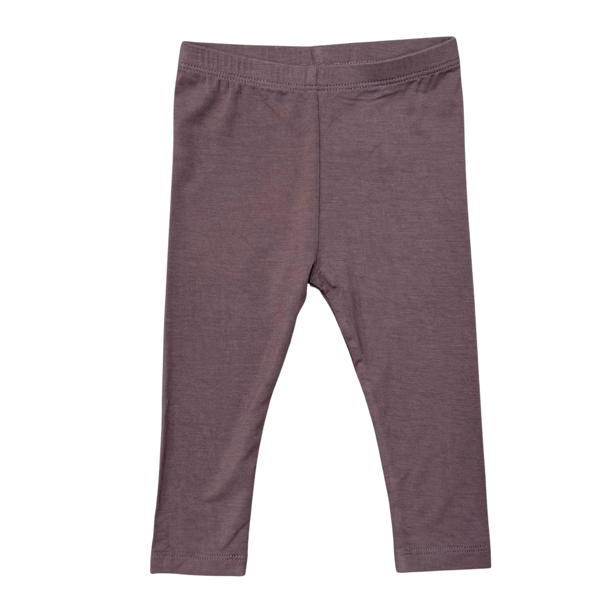 Girls Basic Leggings In Plum