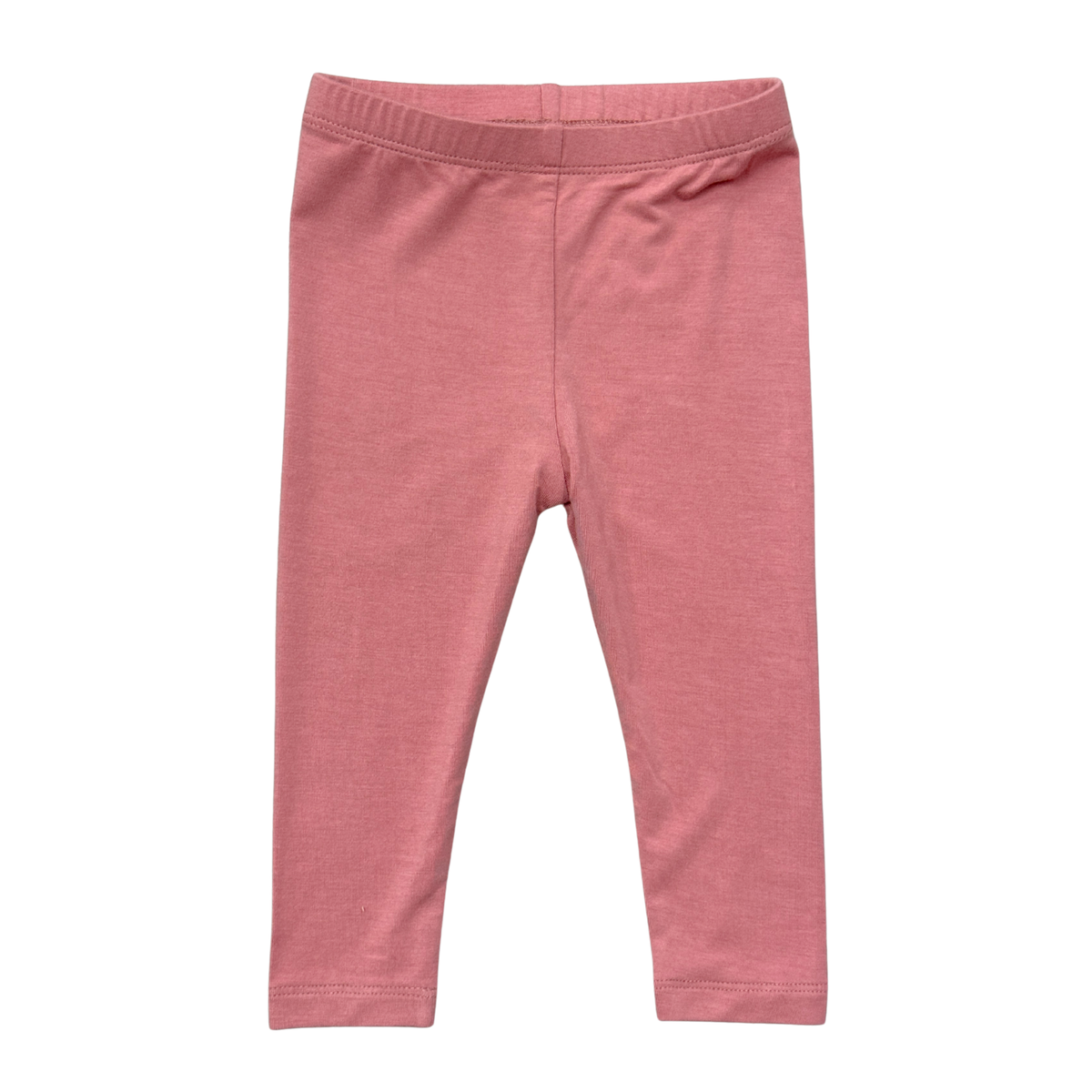 Girls Basic Leggings In Rose Elegance