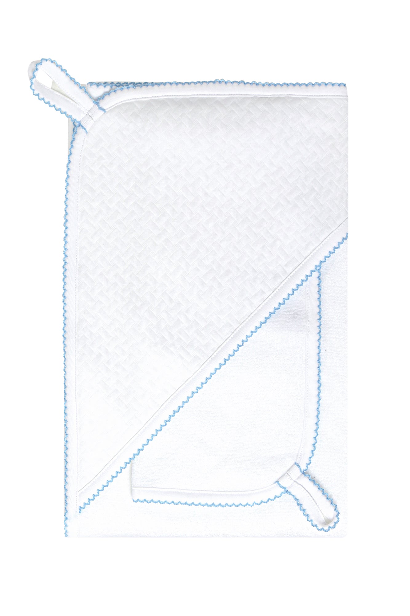 Basket Weave Hooded Baby Towel