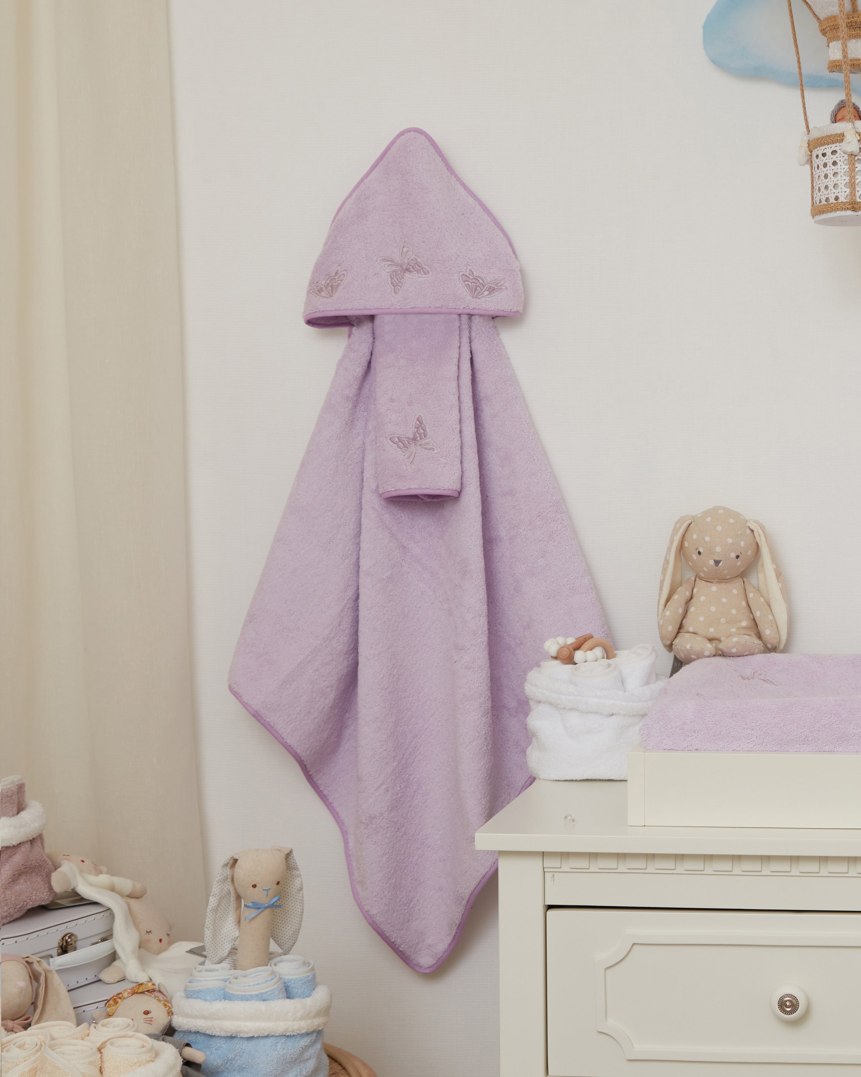 Luxury Terry Hooded Towel - Baby & Toddler