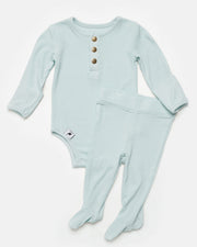 Ocean Ribbed Two-piece Set
