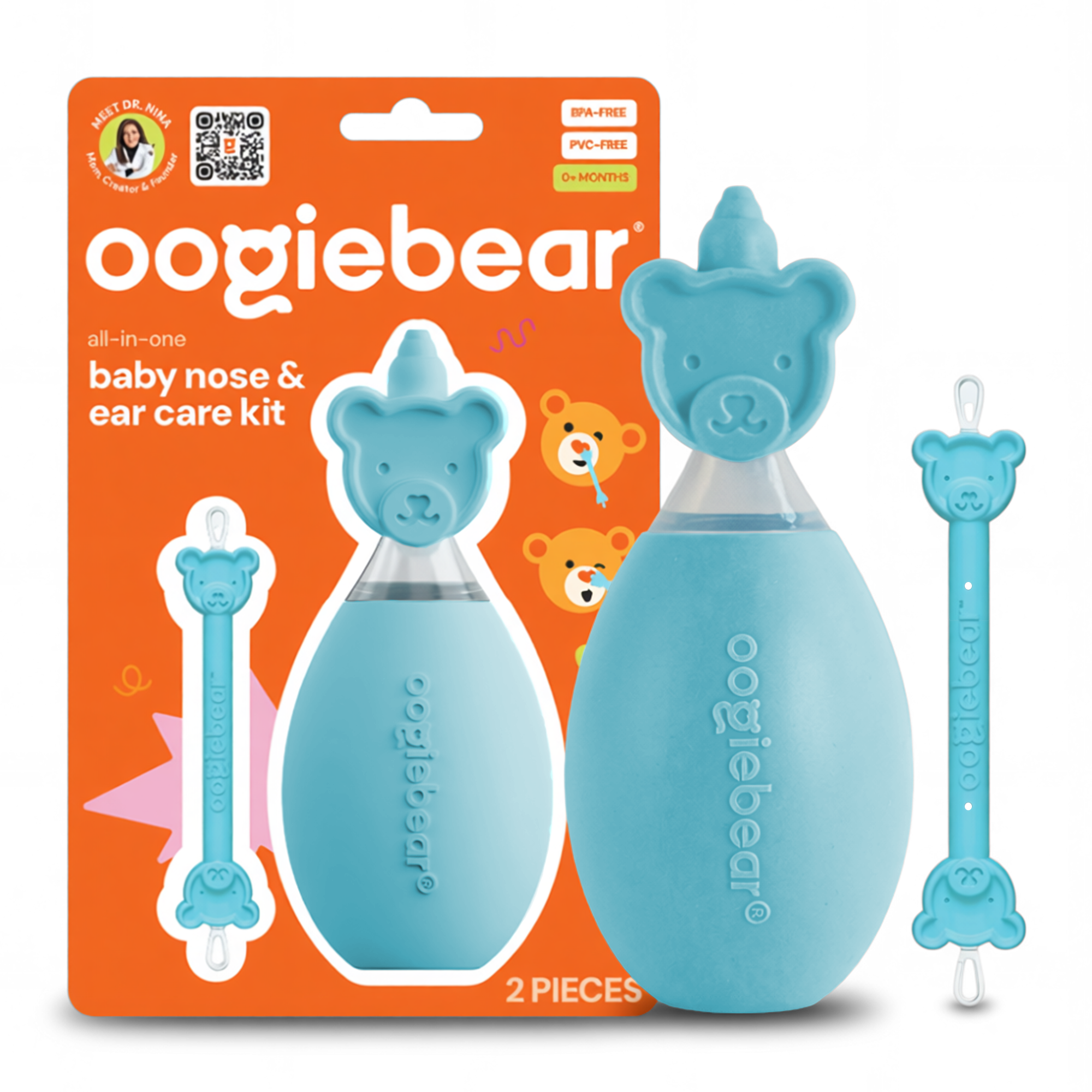 Oogiebear Baby Nose And Ear Cleaning Kit
