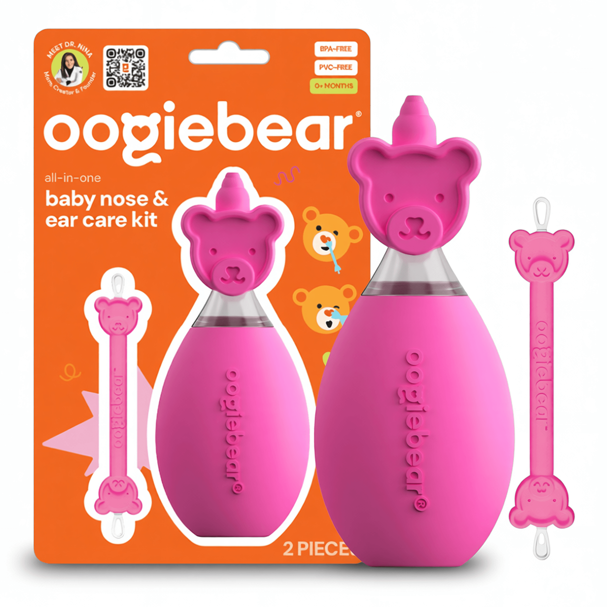 Oogiebear Baby Nose And Ear Cleaning Kit