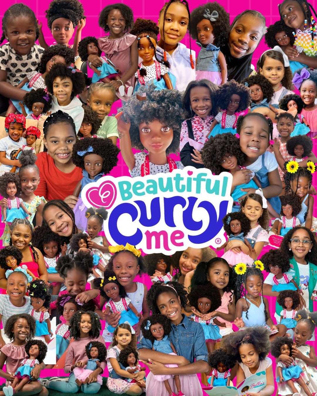 Beautiful Curly Me Bella Doll