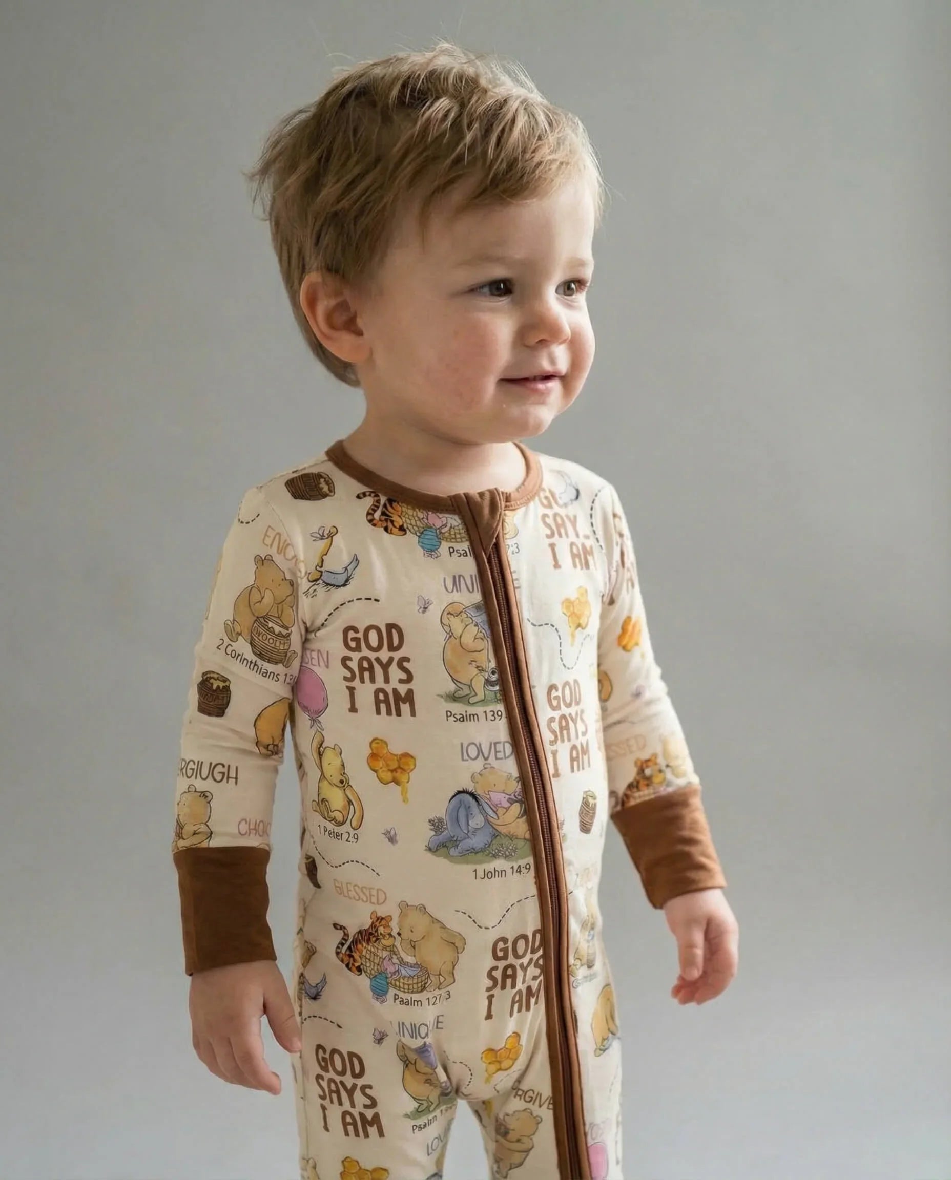 God Says I Am – Little Blessings Bamboo Convertible Zippy