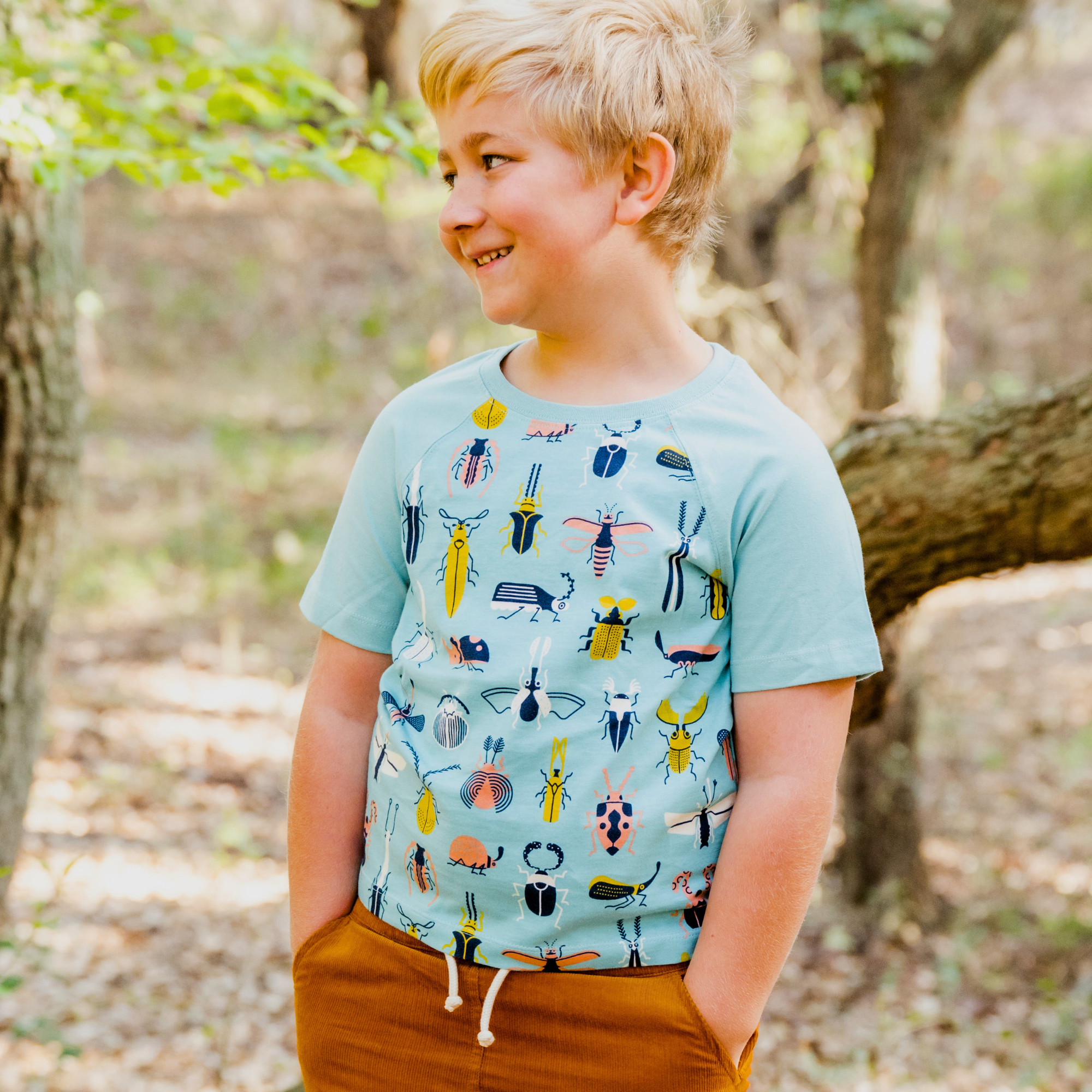 Frankie T-shirt - Beetle Mania Print