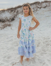 Bella Dainty Floral Ruffles Dress