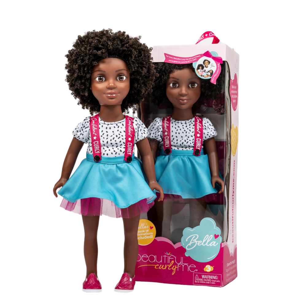 Beautiful Curly Me Bella Doll