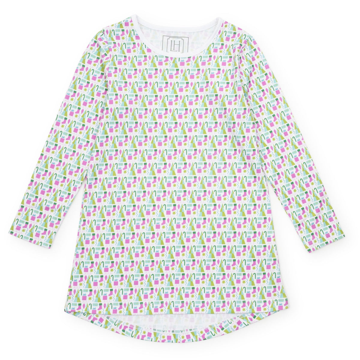 Berkeley Girls' Shirt Dress Mod Holiday Pink